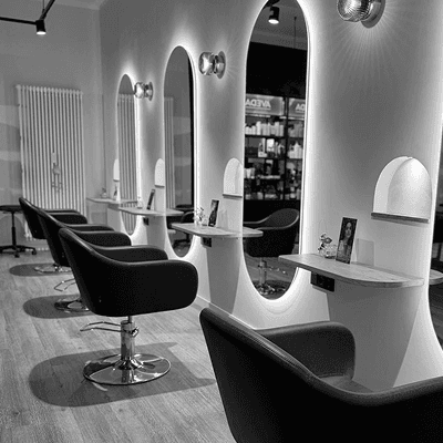 Friseursalon Spiegel